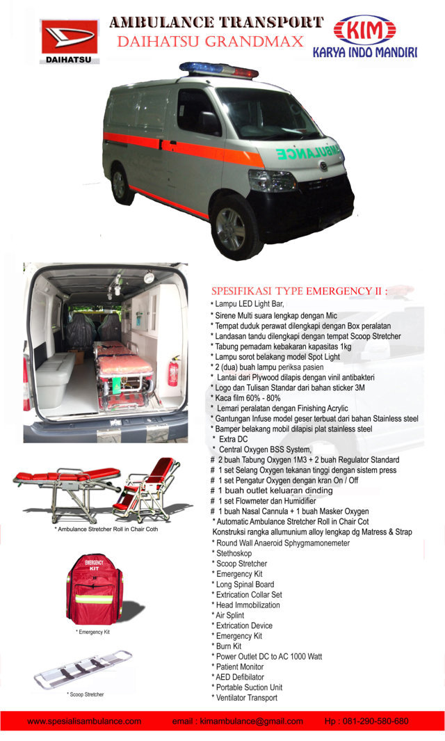 DAIHATSU GRANDMAX BV EMERGENCY 2 res