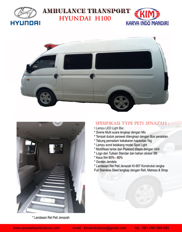 Hyundai H100 Rel Peti Jenazah res