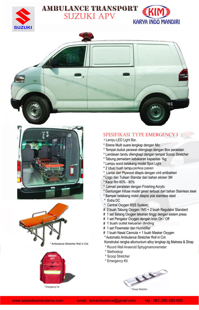 SUZUKI APV BV emergency 1a res